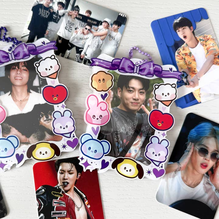 BTS BT21 Photo Card Holder for wholesale by BeyondtheShirt