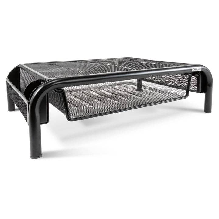 Metal Art Organizer 5 Monitor Stand with Drawer for wholesale by Allsop, Inc