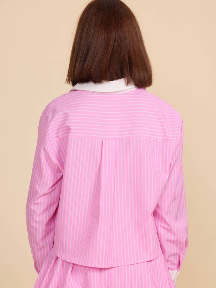 Frime - Vente Chemise à col boutonné – femme - Chemise rayée - 56014