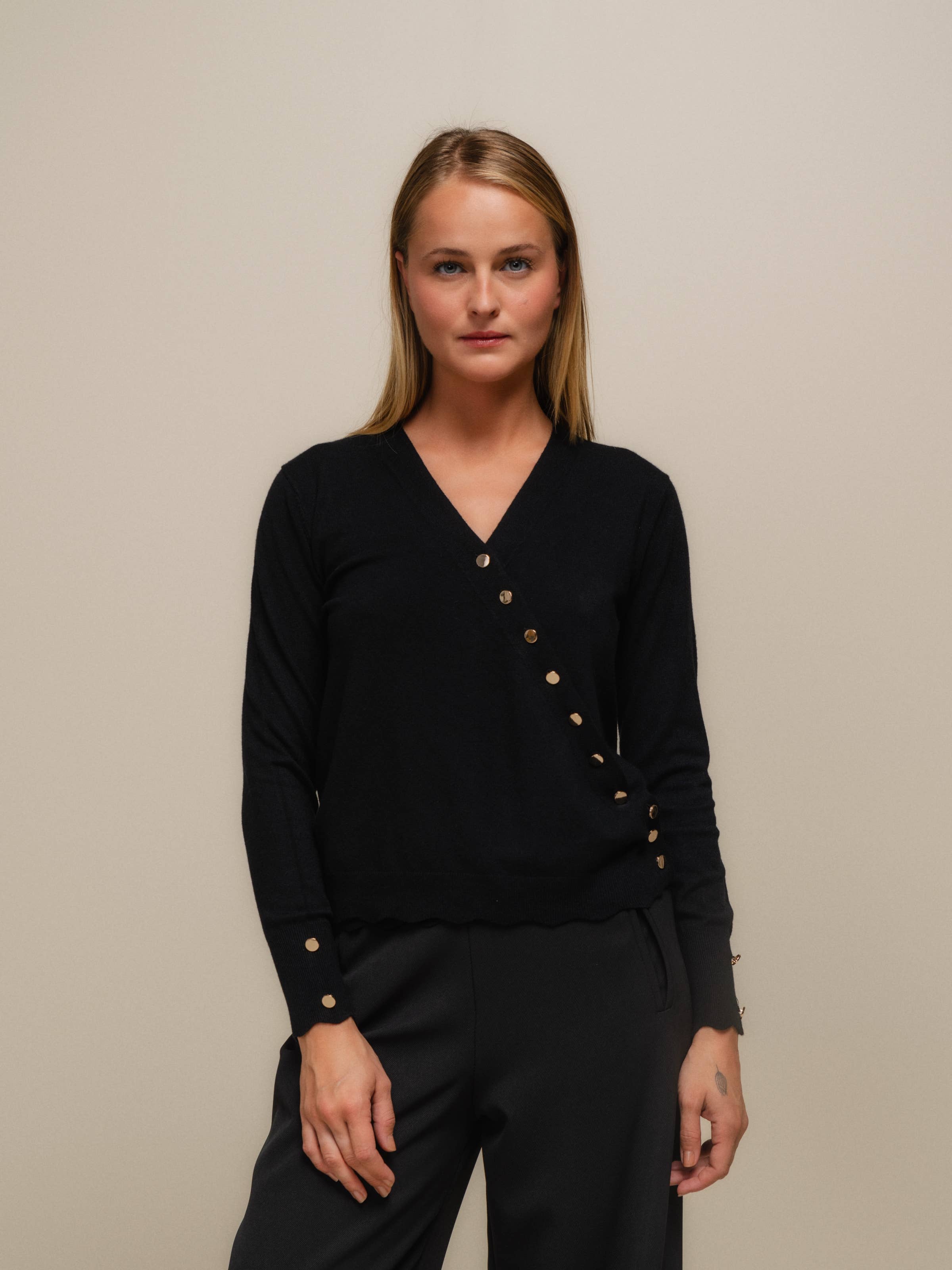 SMF - Wholesale Knit Sweater - Women's - 249186 - CACHE COEUR 50%VI 28%NY 22%PE14