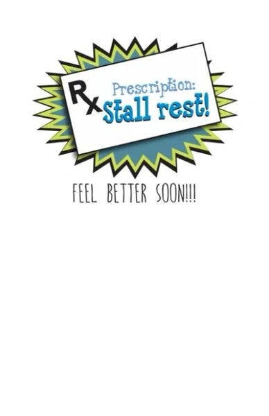 Horse Hollow Press - Wholesale Get Well Card - Horse Get Well Card / The Vet Called / Funny1