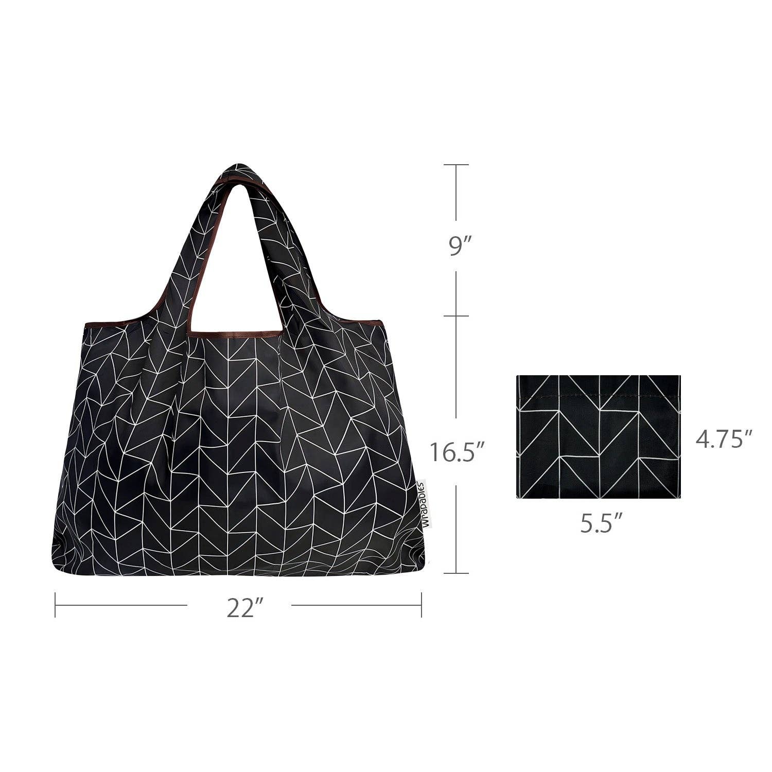 Wrapables.com - Wholesale Grocery/Shopping Bag - Wrapables Large Foldable Tote Nylon Reusable Grocery Bags25