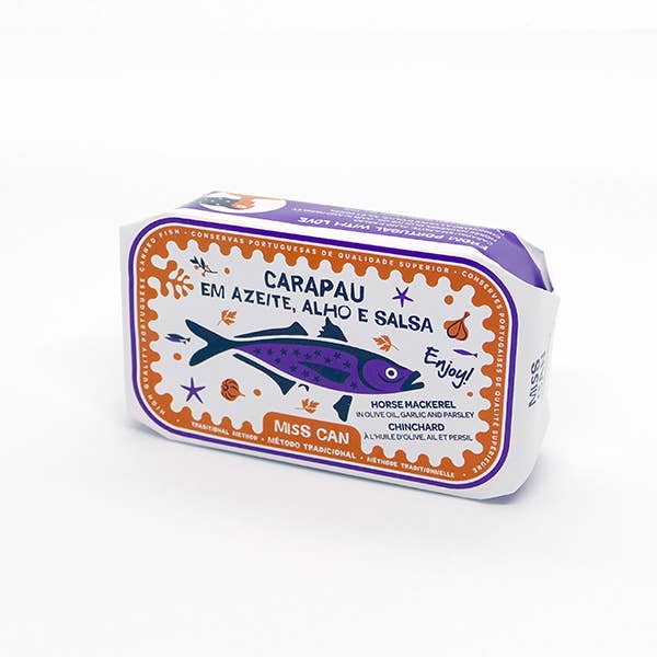 Miss Can - Venta al por mayor Conservas de pescado - Caballa en aceite de oliva, ajo y perejil1