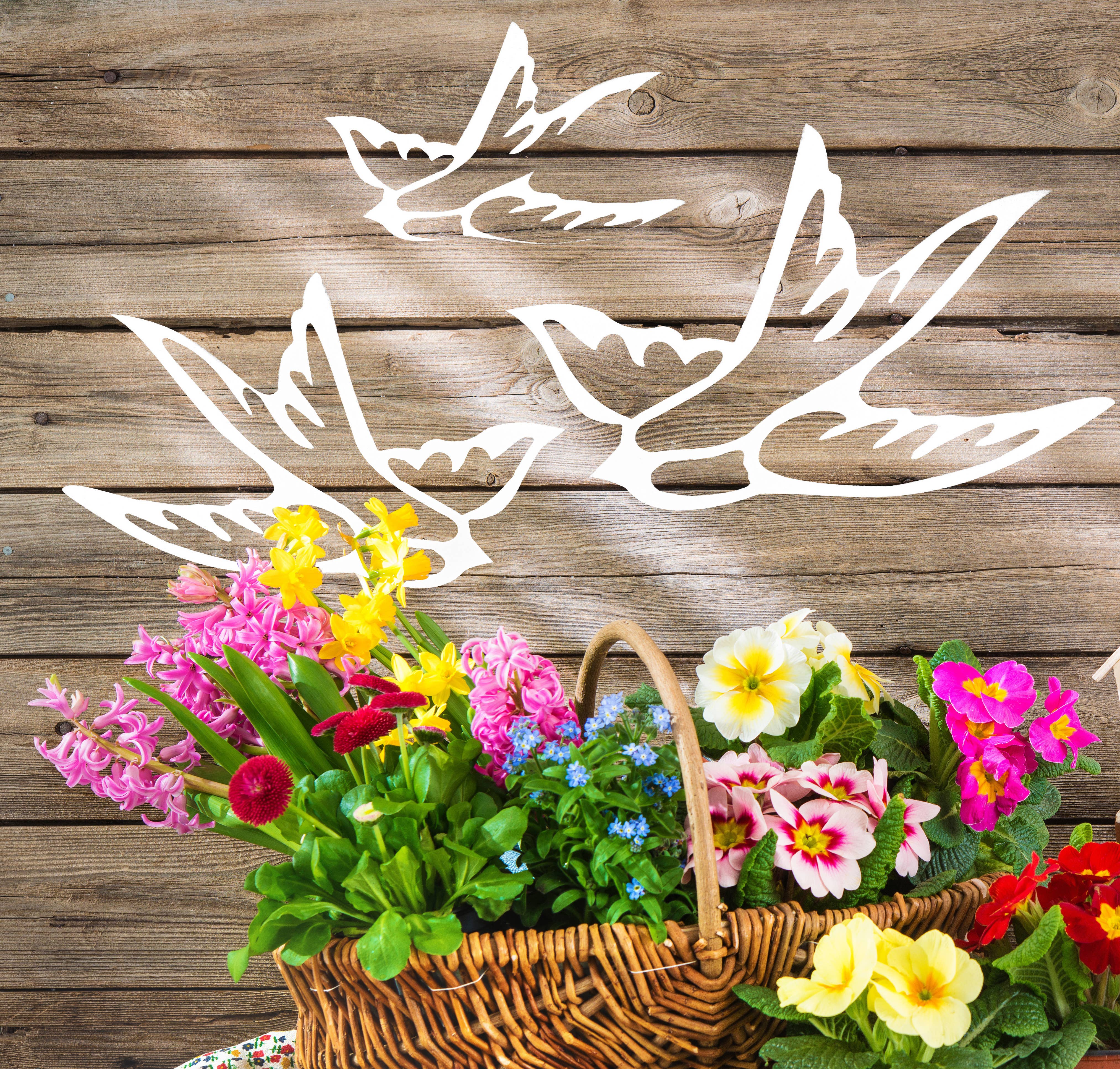 White Barn Decor - Wholesale Wall Accent - Swallows0