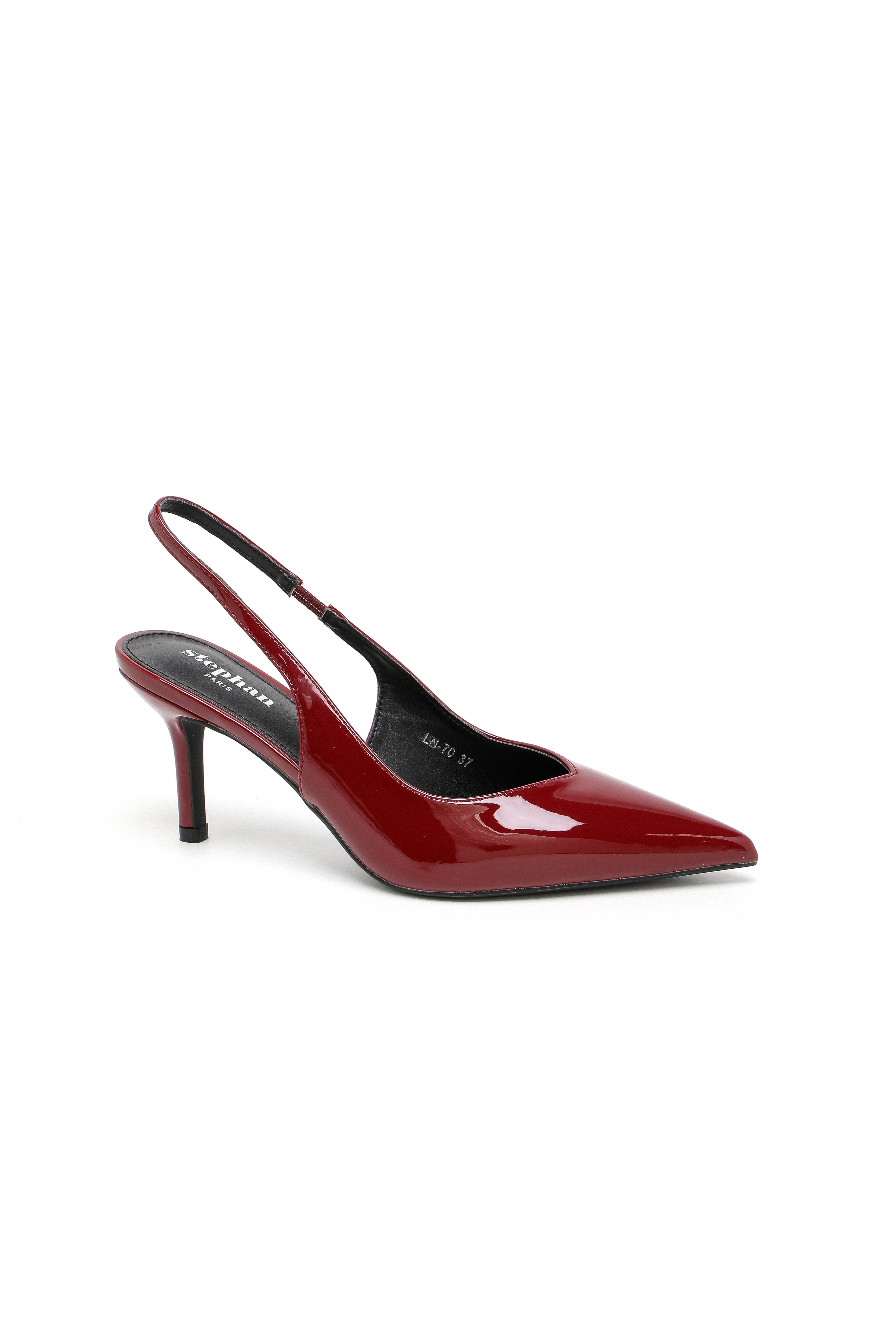 Stephan Paris - Wholesale High Heels - Women's - Patent pointed-toe slingback pumps LN-702