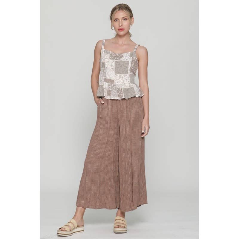 IVE - Wholesale Camisole - Women's - Elastic Shoulder Straps Peplum Cami Top3