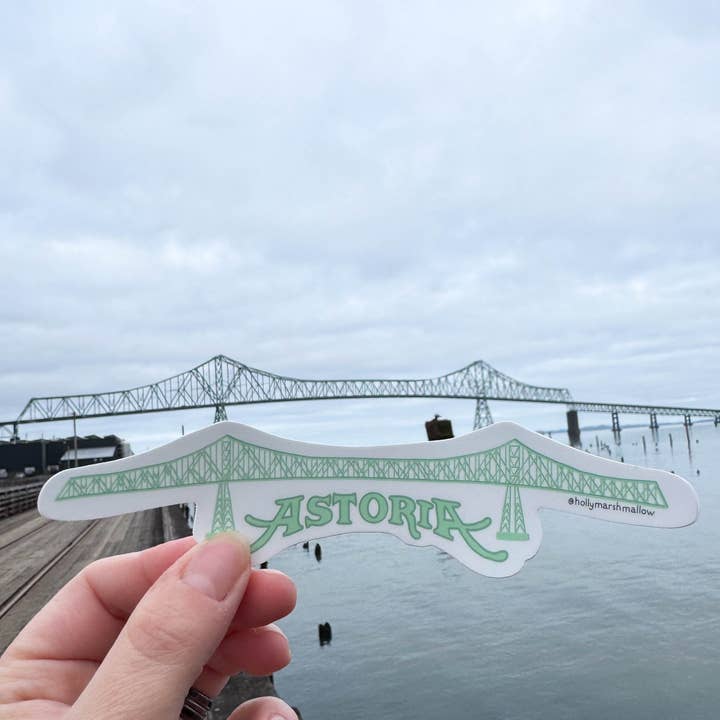 hollymarshmallow - Wholesale Sticker - Astoria Megler Sticker