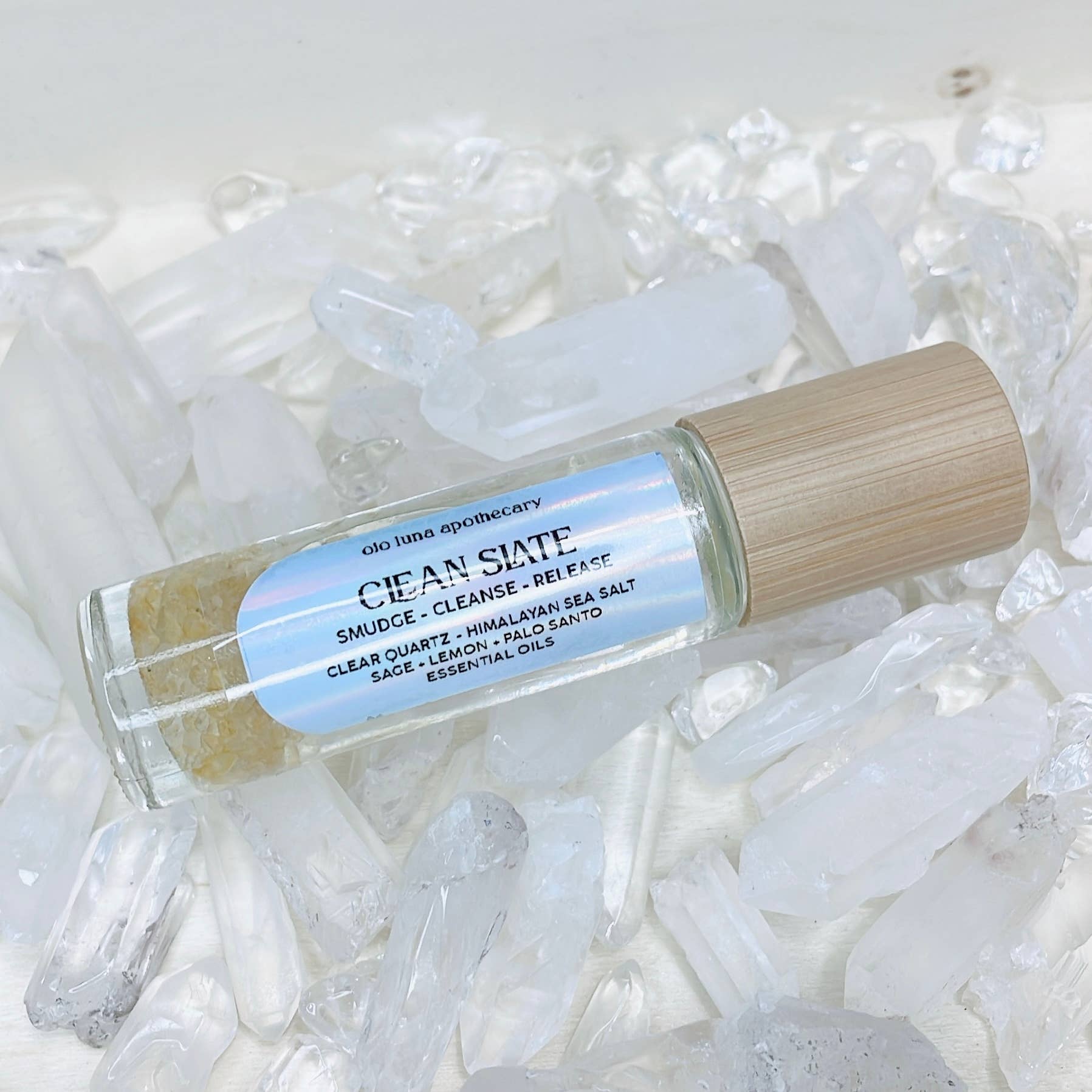 Ojo Luna Apothecary - Wholesale Essential Oil Roll-On - Crystal Infused Roller Oil4