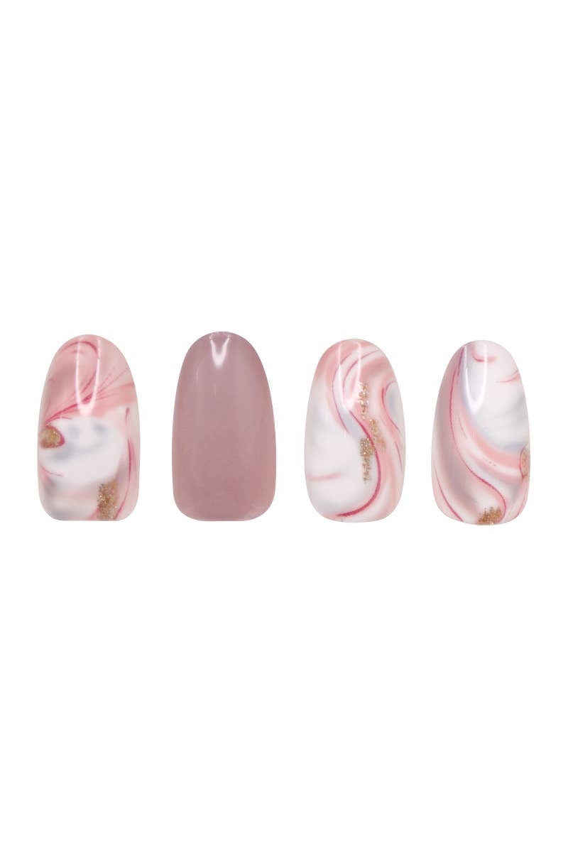 PINEAPPLE Beauty - Wholesale Press-On/Fake Nails - CALA 87972 Nail Art Lavender Marble 32pc Press on Nail  - 6 1