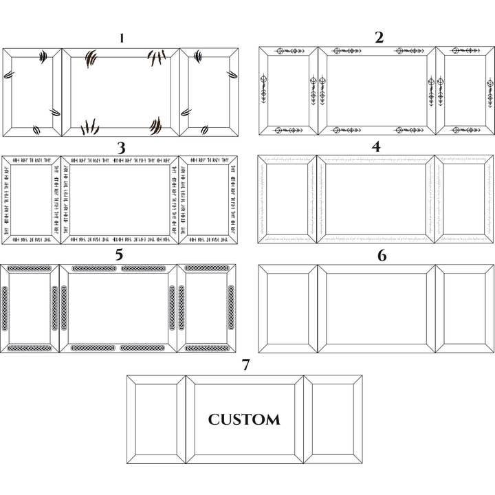 Fandomonium - Wholesale Board Game - "The Party" Dungeons and Dragons Wooden DM Screen (Copy)2