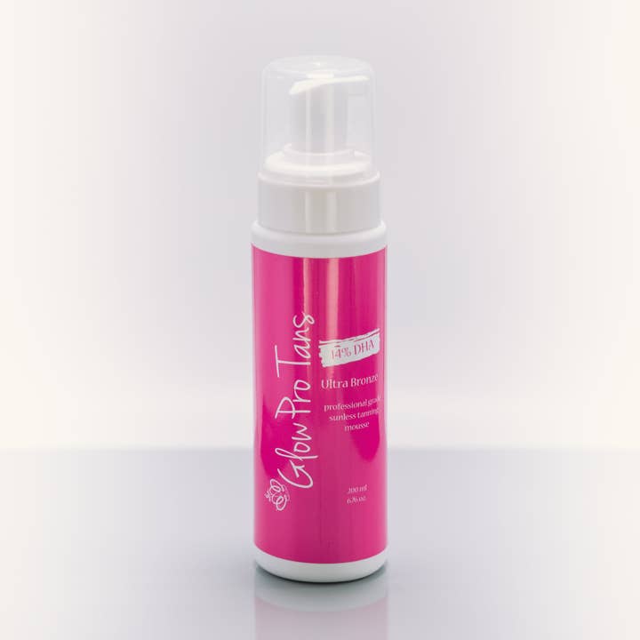 Professional Strength Darkest Self Tanning Mousse- 14% DHA for wholesale by GlowPro Tans