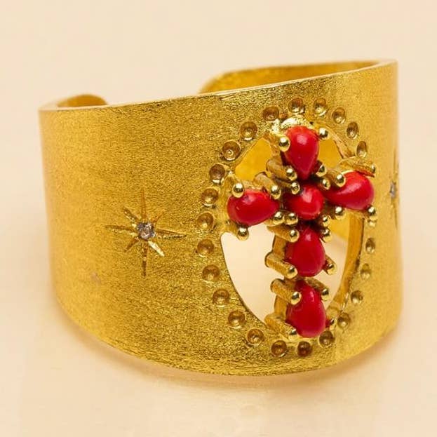 ANEL CORCOVADO CORAL por atacado de Une A Une