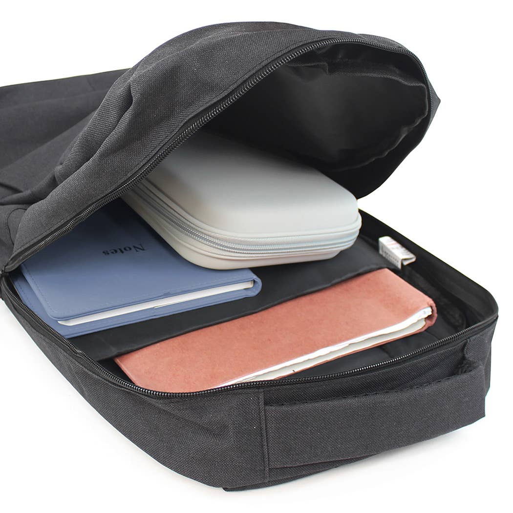 Powell Creative Products Ltd – wholesale Backpack – Unisex – Black Backpack Women Men School Work Travel Rucksack7