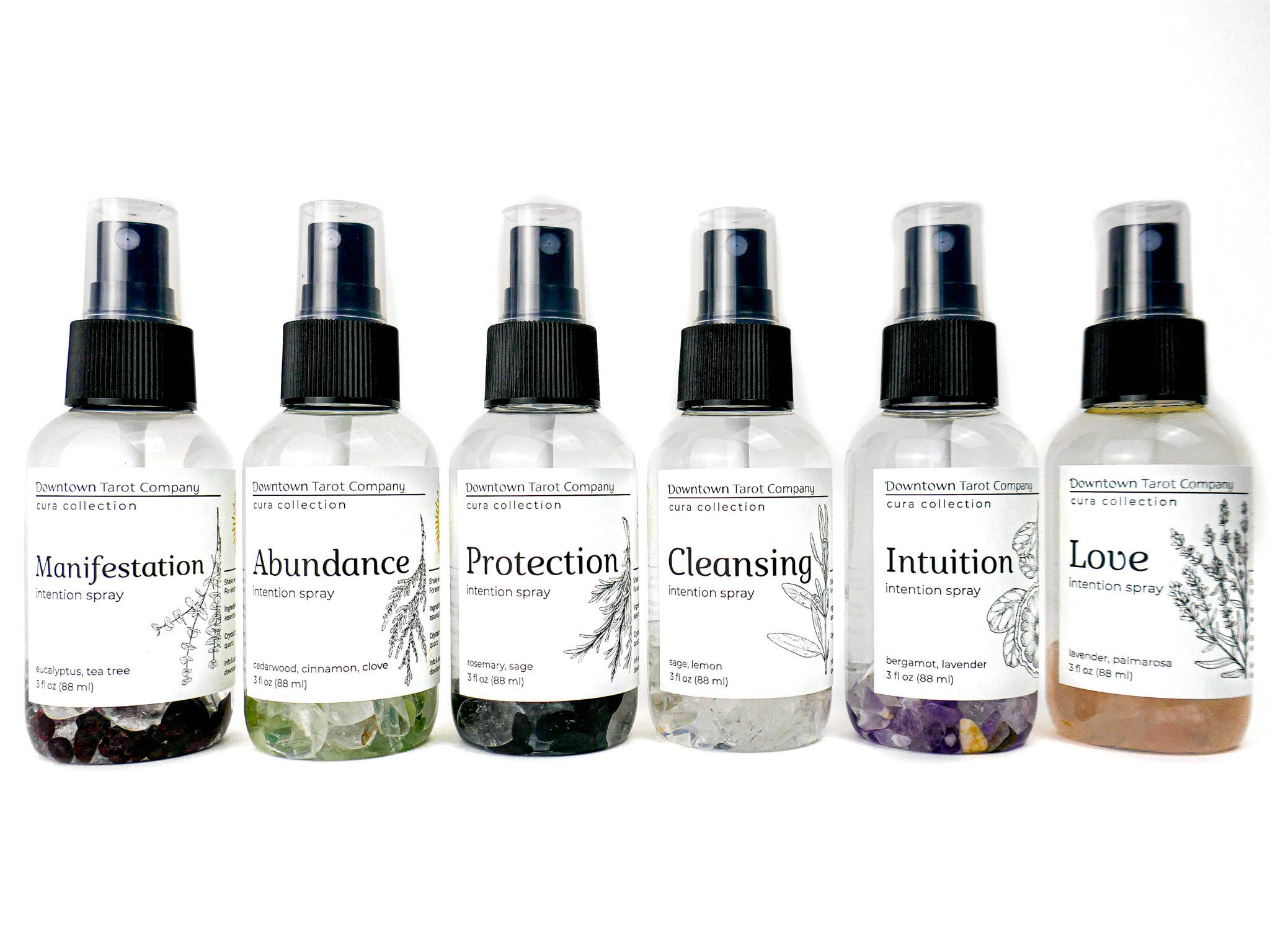 Downtown Tarot Company - Wholesale Room & Linen Spray - Full Collection - Intention Room Spray (6 sprays)10