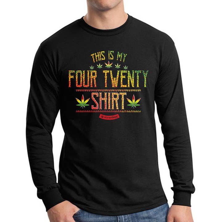 This is my Four Twenty Shirt Long Sleeve for wholesale by StonerDays Apparel