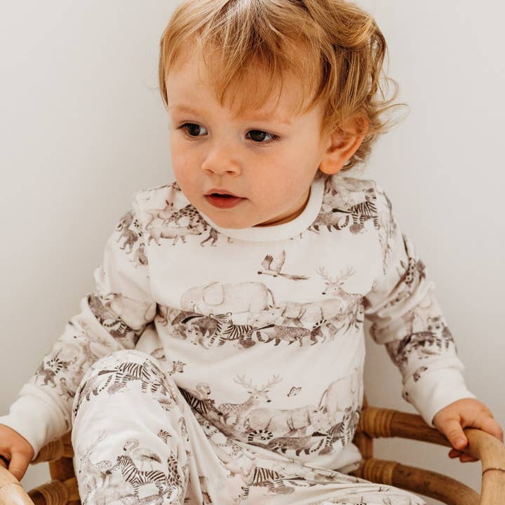 Animal Pyjamas for wholesale by Fox and Lottie