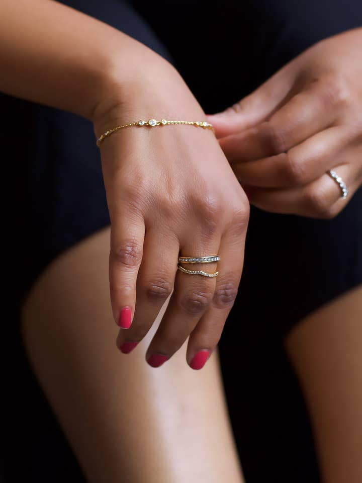 Pulsera BISEL TARA (Hacer selección) para venta al por mayor de Misayo House Jewelry