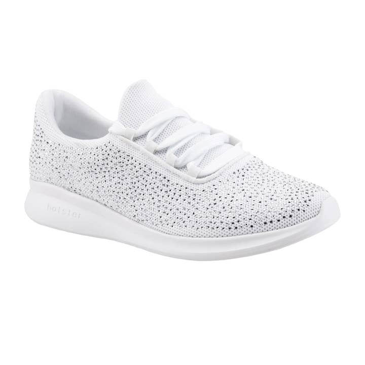 Tempo White Women's Sneakers - Recycled Ocean Plastics for wholesale on Faire1