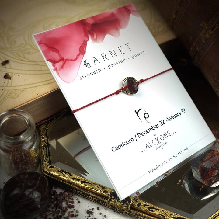Pulseira de GRANADA Capricórnio por atacado de Alcyone Jewellery Ltd