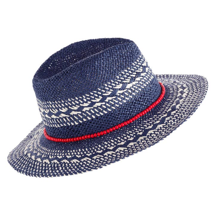 Shiraleah - Wholesale Straw Hat - Women's - AMES HAT, NAVY