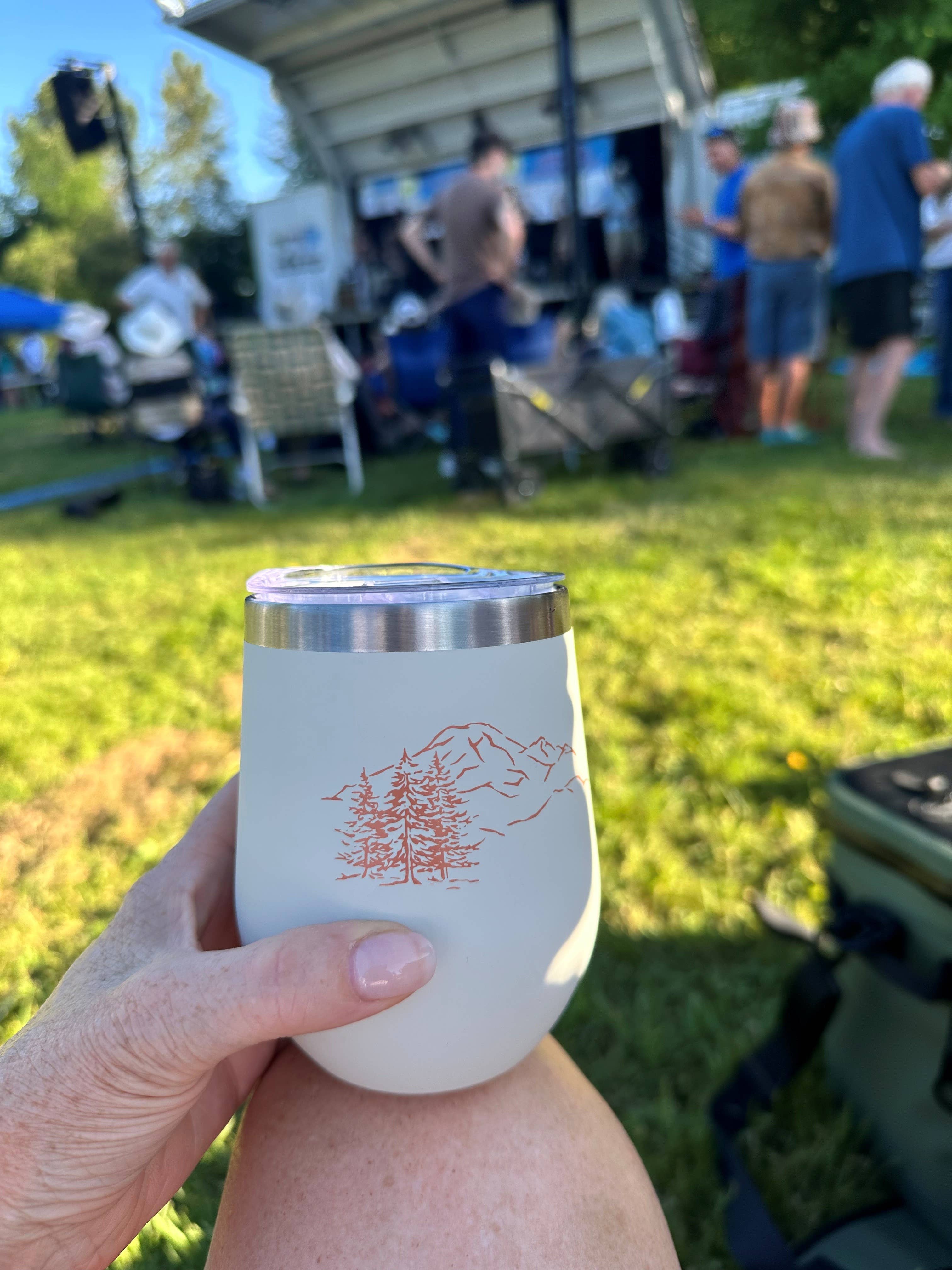 Conundrum Snacks - Wholesale Insulated Mug/Tumbler - Wine Tumbler - 12 oz1