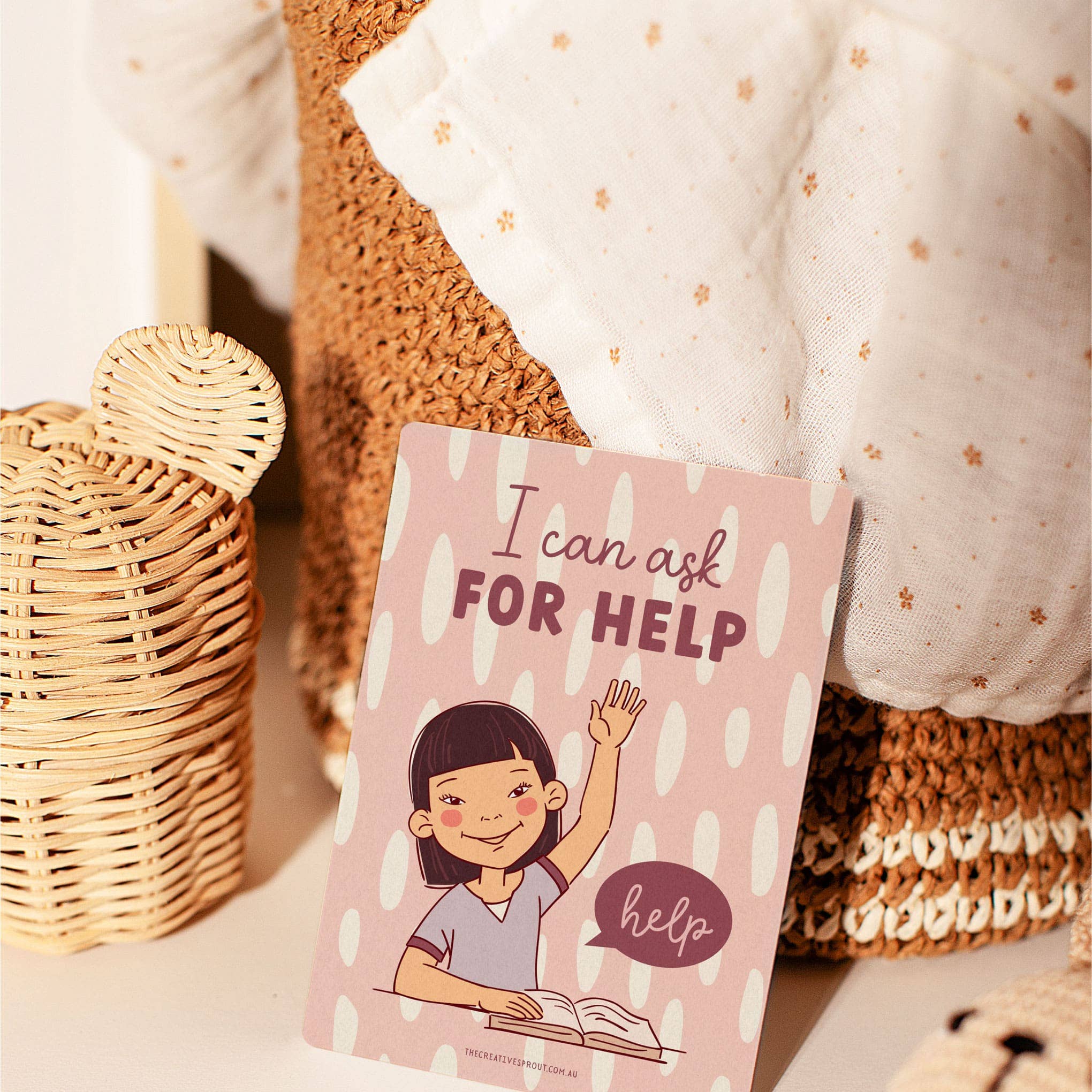 The Creative Sprout – wholesale Learning cards – Child & baby – Anxiety Affirmation Cards for Kids – Therapy Tools12