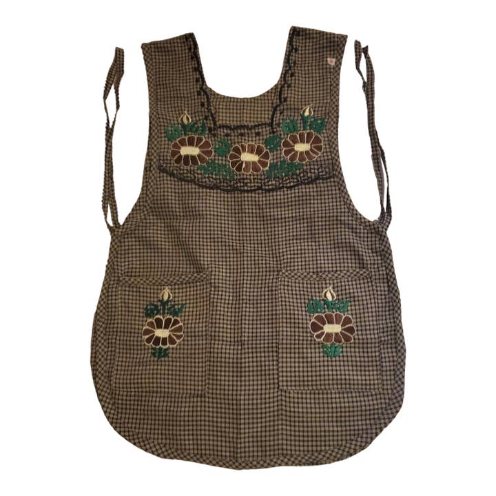 Puerta21 – wholesale Apron – Traditional Mexican Apron for Women with Pockets and Beautiful Flower Embroidery - Mandiles para Mujer Mexicanos Mandil escapulario mandil Artesanal cobbler apron smocks - 3 Mixed1