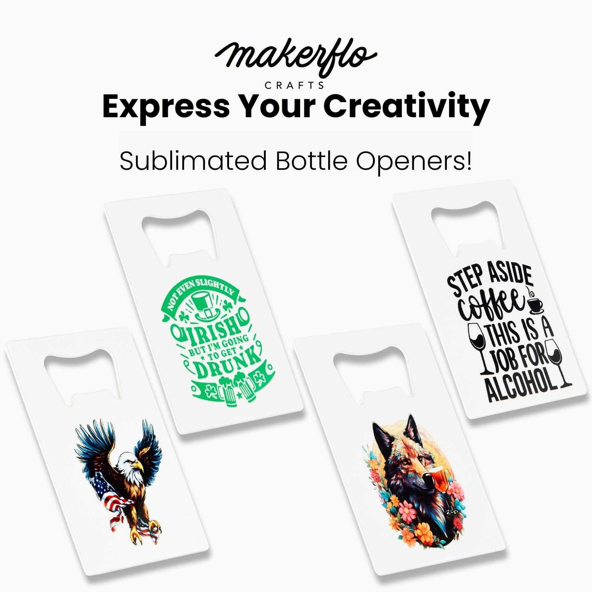 MakerFlo - Wholesale Bottle/Wine Opener - Sublimation Bottle Opener5