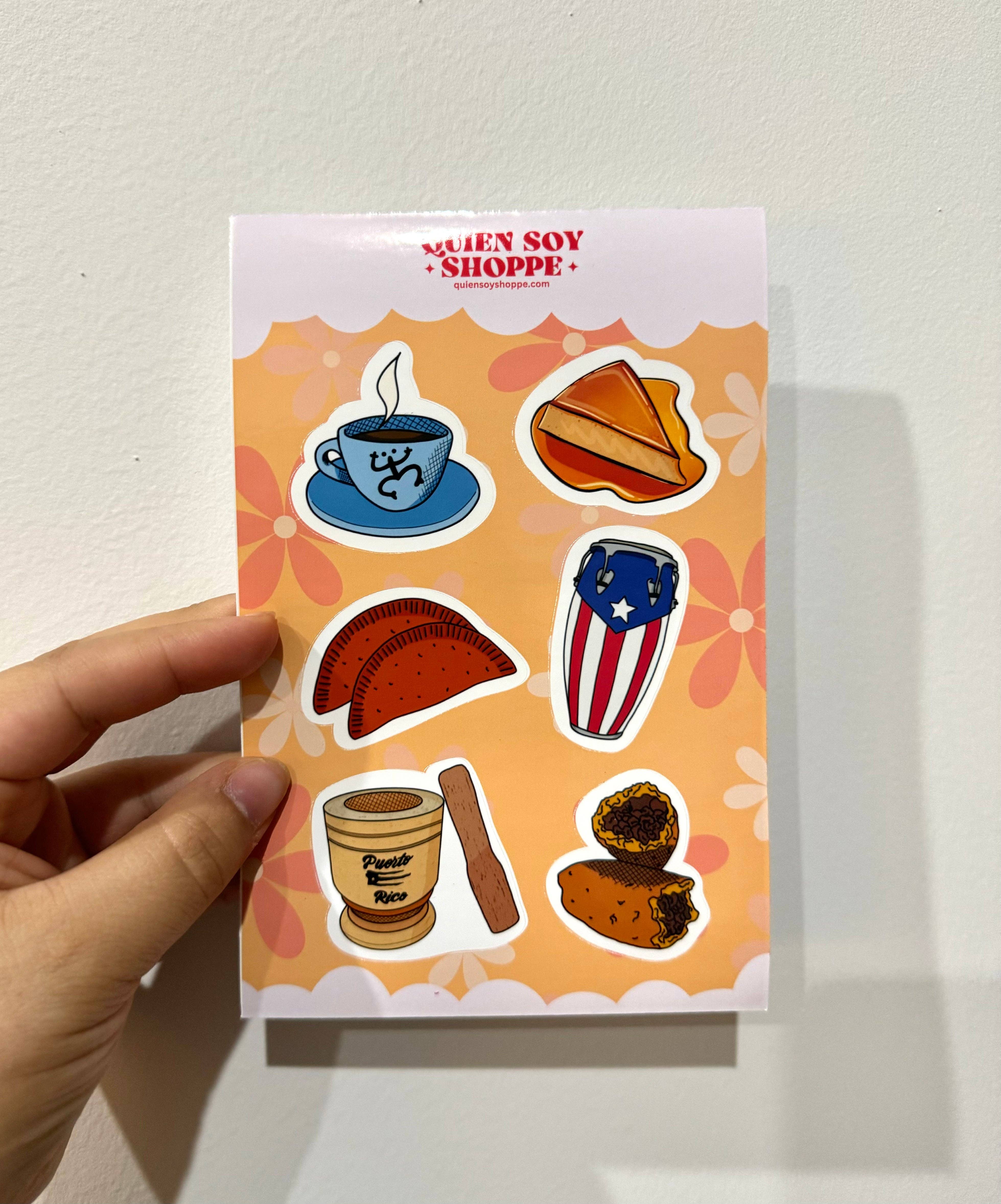 Quien Soy Shoppe - Wholesale Sticker - Puerto Rican Sticker Sheet | Collection 10