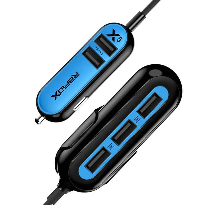 Tech Trendz - Wholesale Portable Charger - 5 USB Port Car Charger2