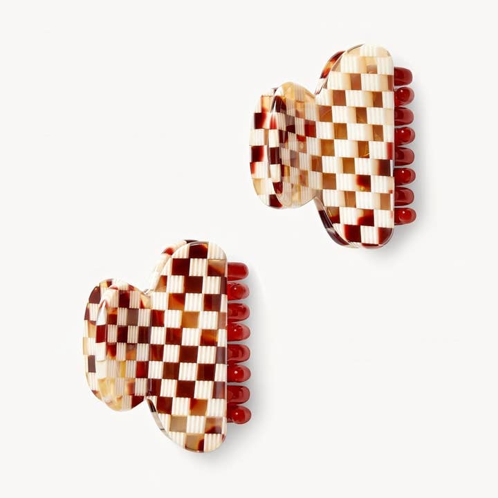 MACHETE - Venta al por mayor Horquilla para el pelo - Mujer - Garras de reliquia gemelas en corrector de tortuga0