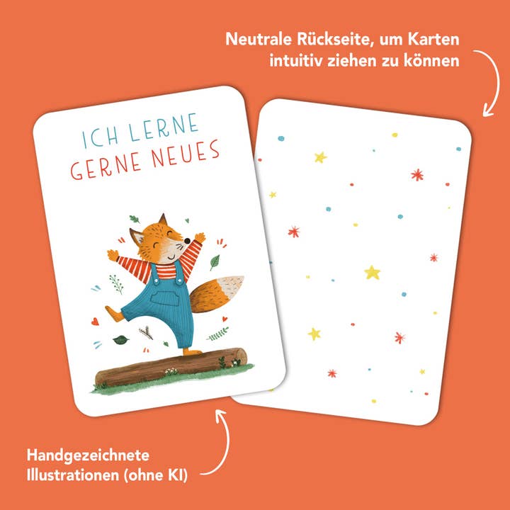 Rüsselfuchs - Wholesale Learning Cards - Kids & Baby - Affirmation Cards for Children "Strong Thoughts"6