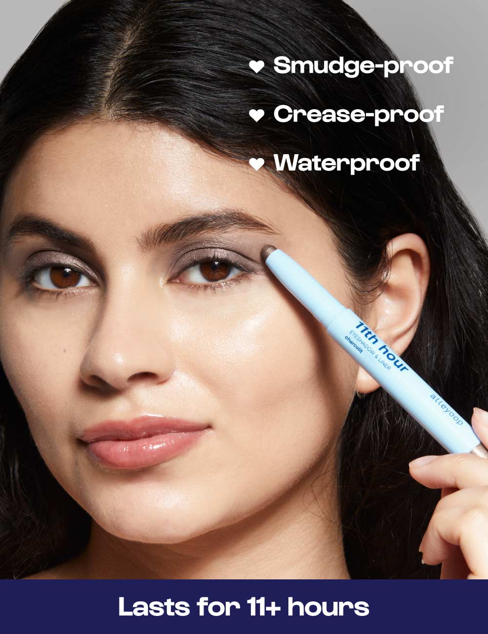 Alleyoop Makeup | Clean Beauty & Wellness - Wholesale Eyeshadow - Charcolit 11th Hour Cream Eyeshadow & Liner Stick Makeup4