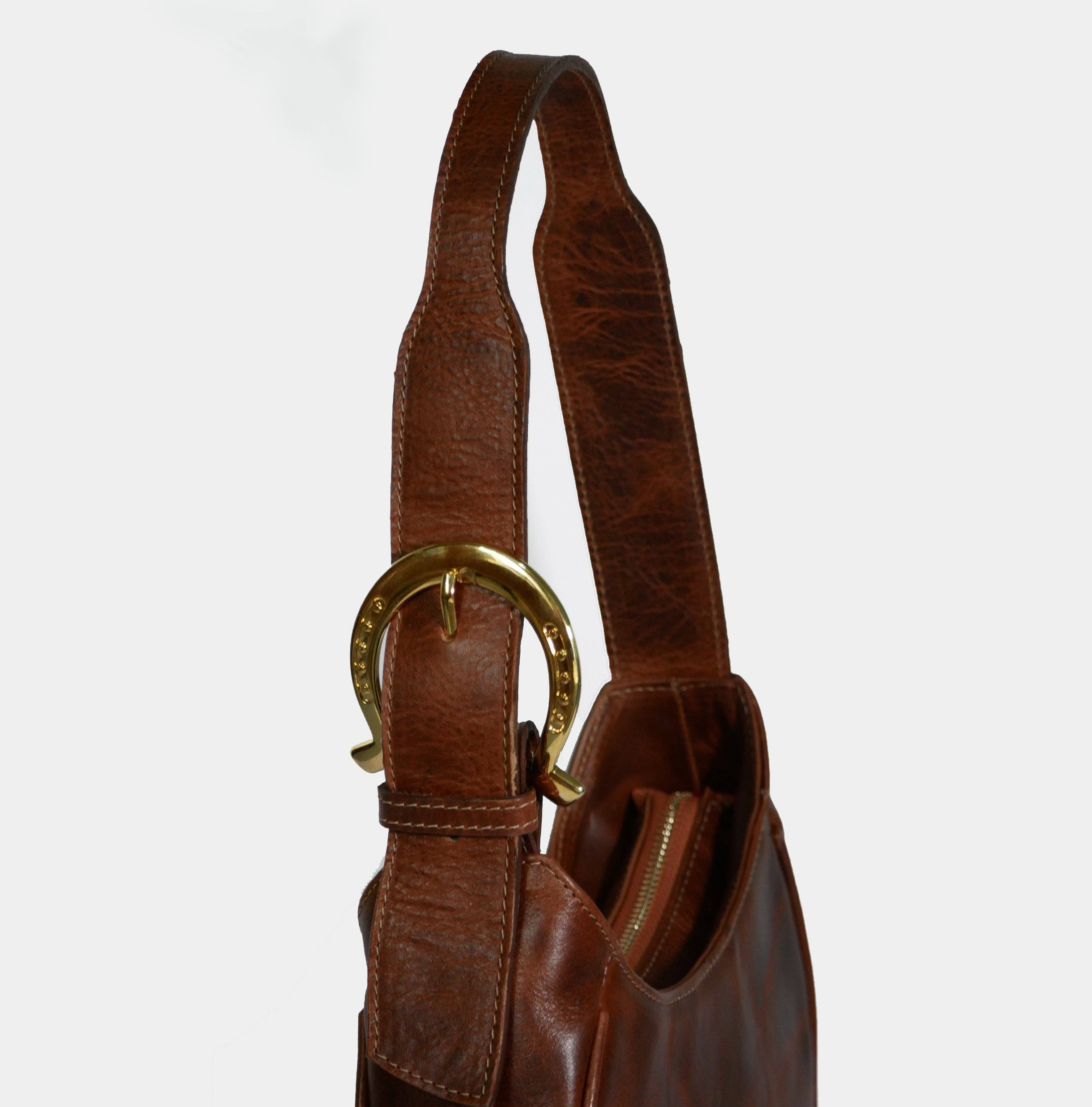 Esquivias Boots - Wholesale Shoulder Bag - Women's - Penelope Bag - Brown leather3