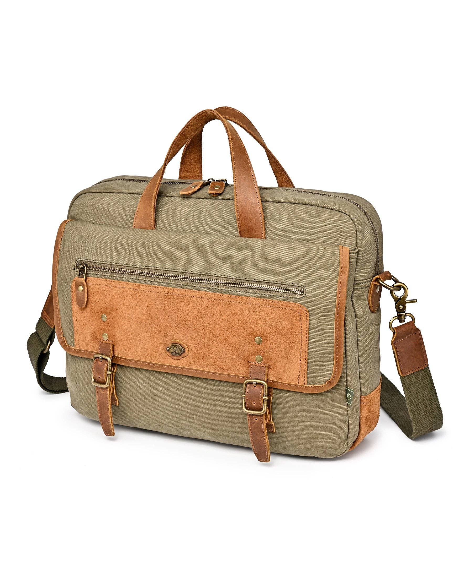 TSD Brand – wholesale Briefcase – Unisex – Valley Oak Canvas Brief Bag5
