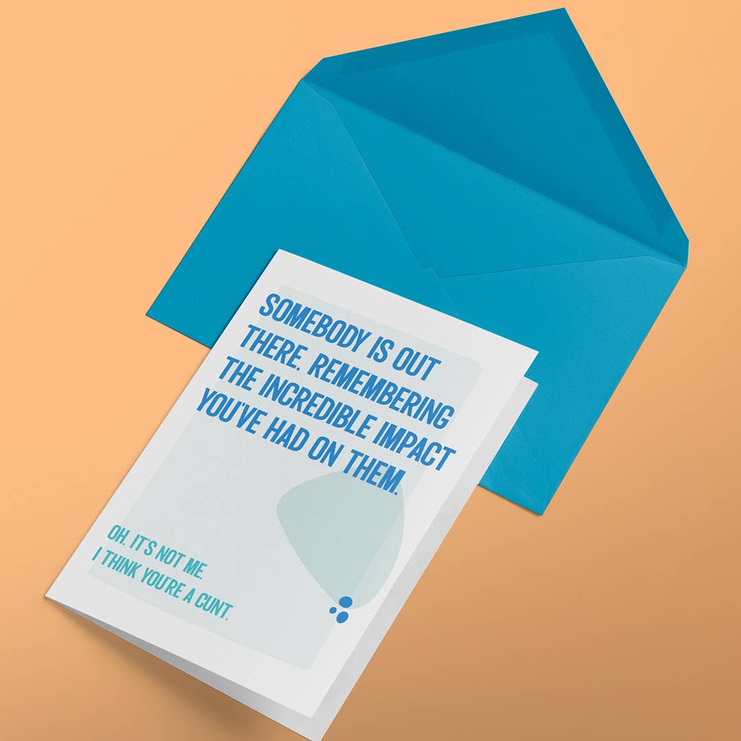 Squirrel Friend Gifts - Wholesale Everyday Greeting Card - You're a C*nt - Funny Adult  Card3