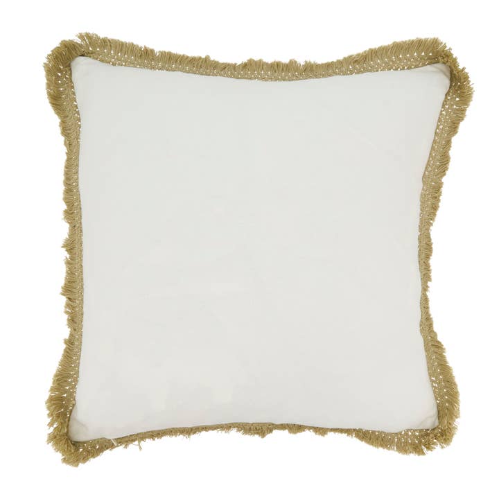 Blue Coastal Embroidered Palm Tree Pillow for wholesale on Faire1