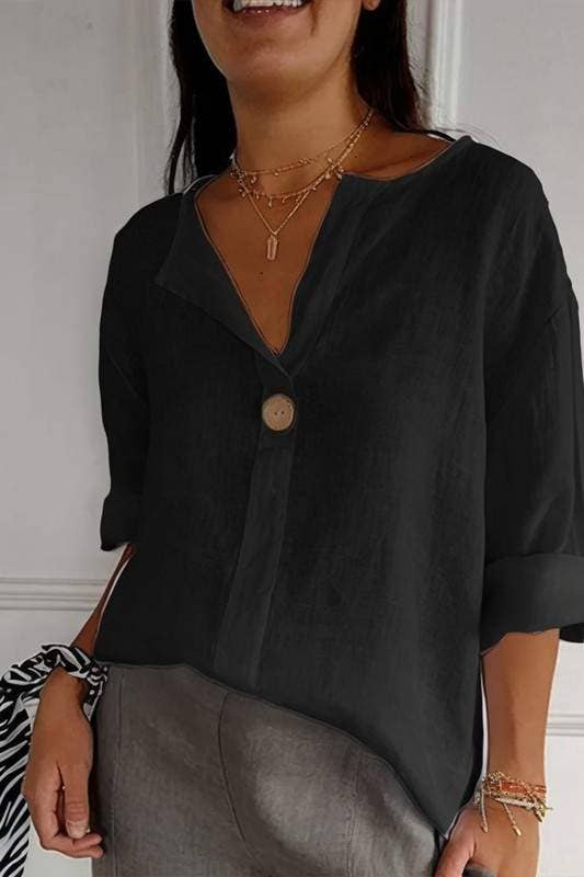 Fashion Combination - Wholesale Blouse - Women's - coastal breeze linen blouse1