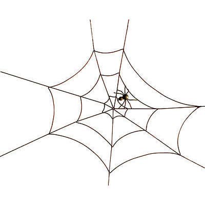 Décoration murale de jardin en métal Spiderweb pour la vente par Overwrought