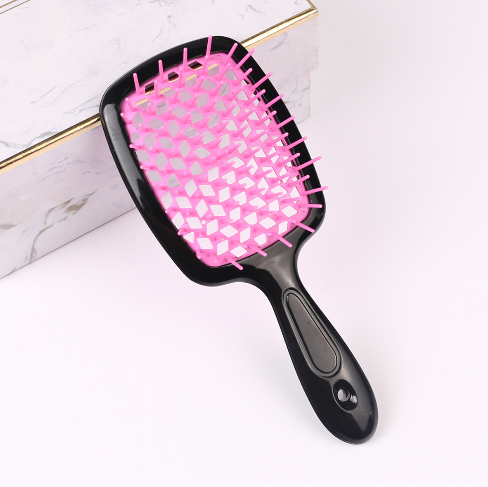 XO Fashion - Vente Peigne/brosse à cheveux - Peigne à démêler le cuir chevelu à dents larges et moelleuses HCC0016
