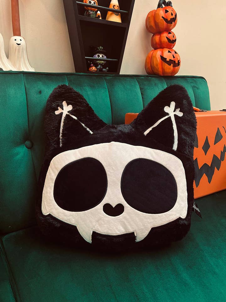 Cojín Skelekitty para venta al por mayor de vampirefreaks