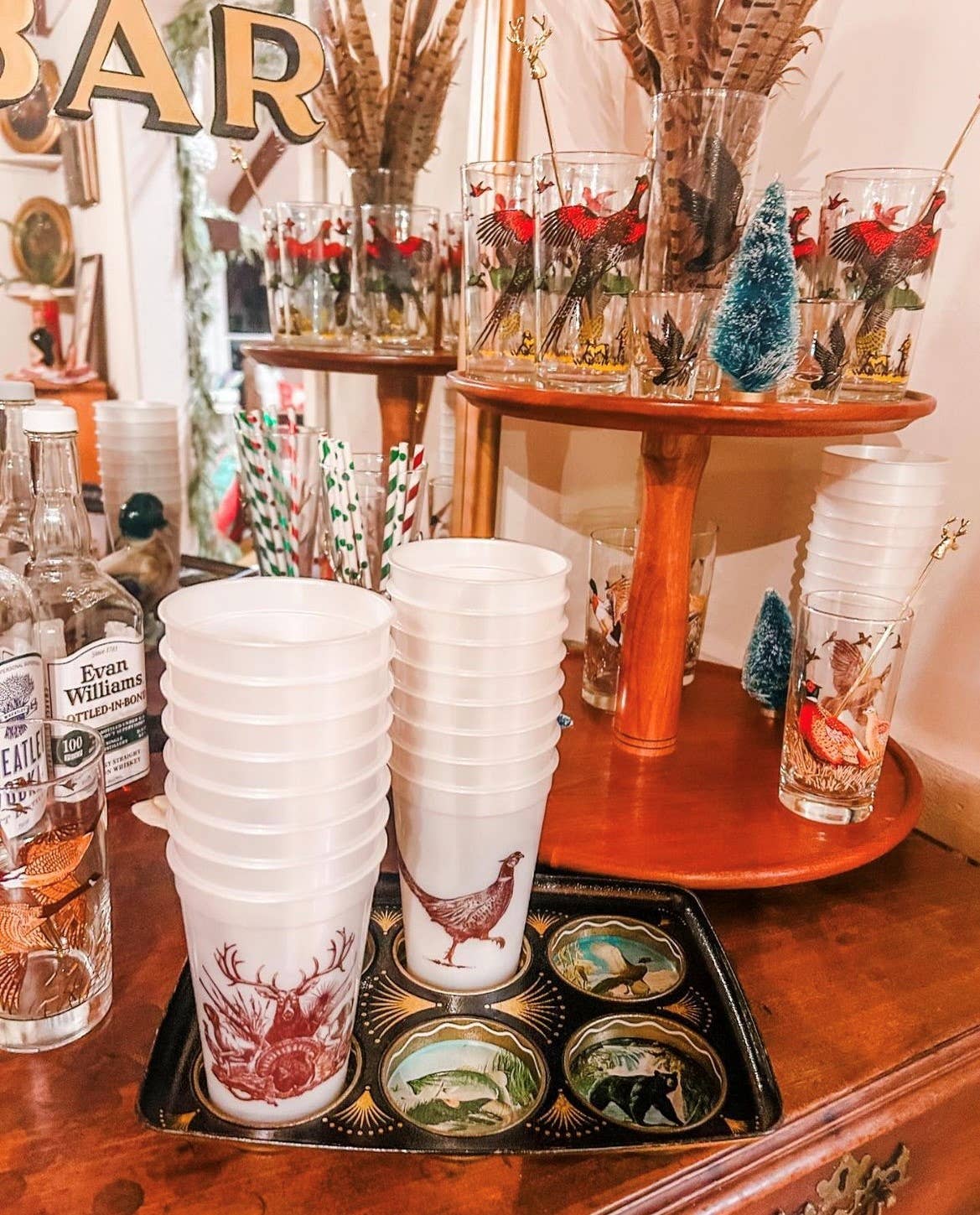 Alexa Pulitzer - Vente Gobelets jetables - Gobelets nacrés 16 oz On The Hunt1