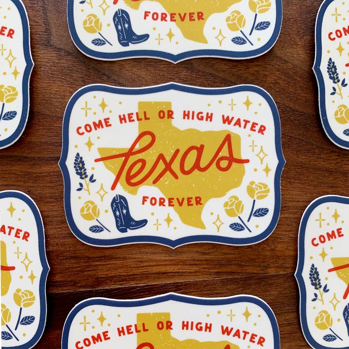 Paper Parasol Press - Wholesale Sticker - Texas Forever Sticker1
