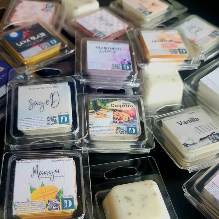 Cera di soia Melts Mini | Conchiglia singola per la vendita all'ingrosso da parte di D SCENT