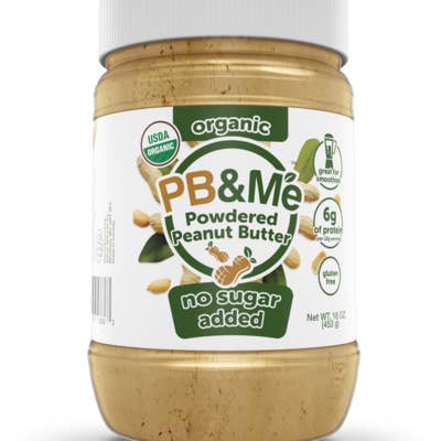 PB&Me - Wholesale Nut Butter - Organic Powdered Peanut Butter, No Sugar Added
