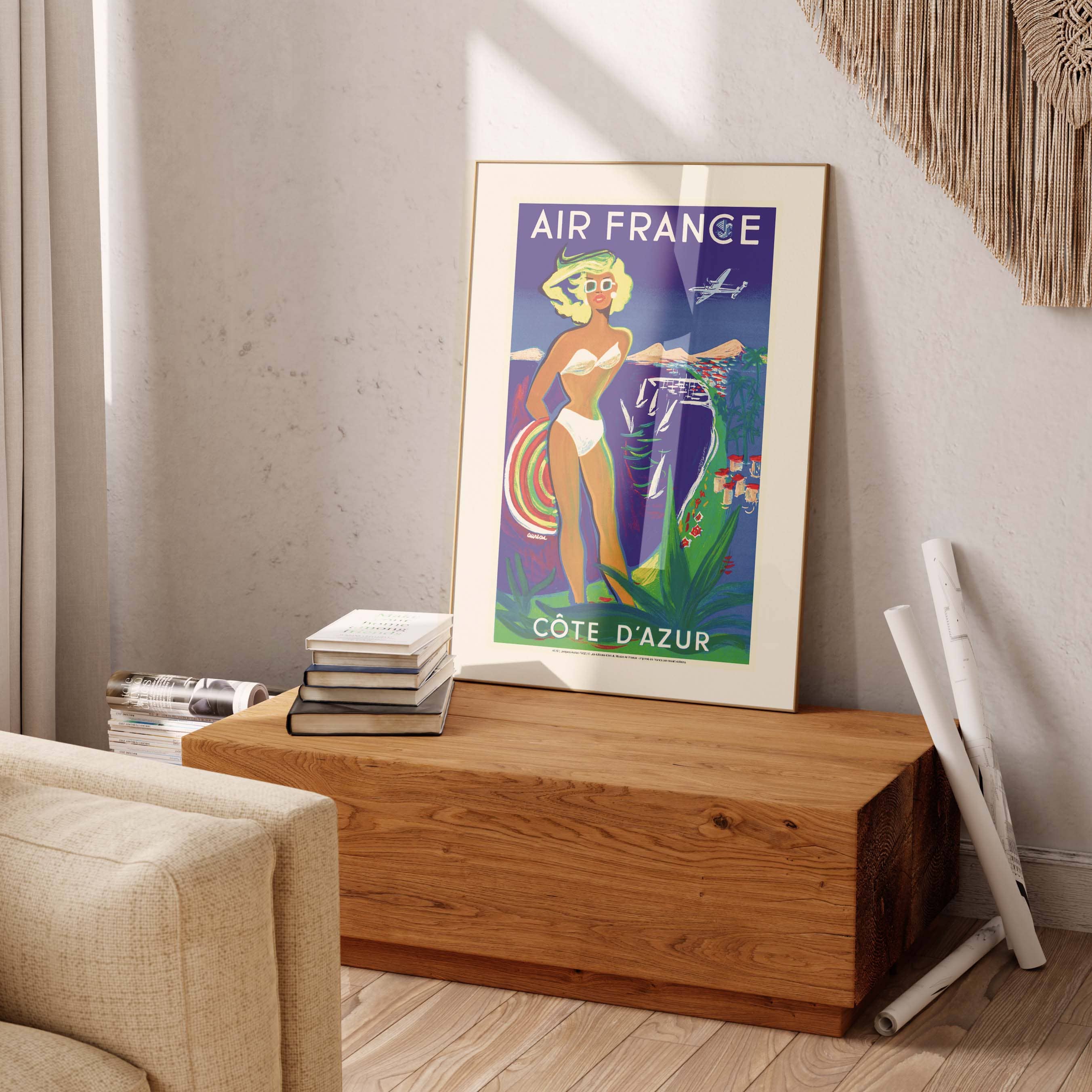 Oneart - Wholesale Poster - Air France / Côte d'Azur Poster - AFL01785