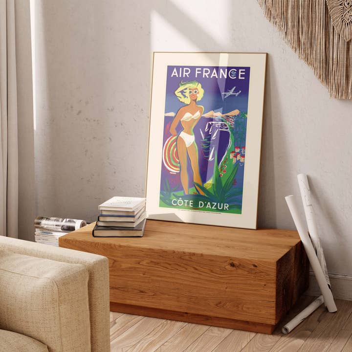 Oneart - Wholesale Poster - Air France / Côte d'Azur Poster - AFL01785