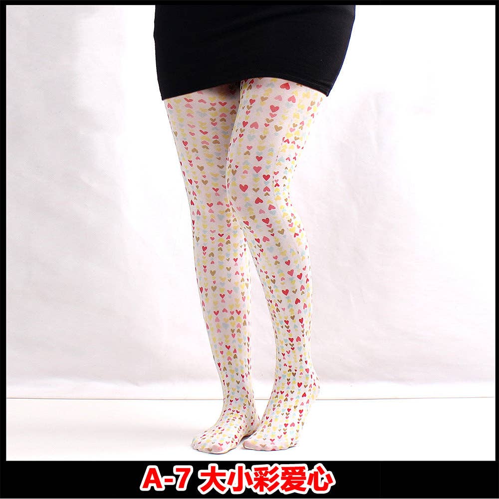 SALINA TRADING INC - Wholesale Tights - Women's - Printed Tights Abstract Butterfly Floral Nylon Casual Leggings22