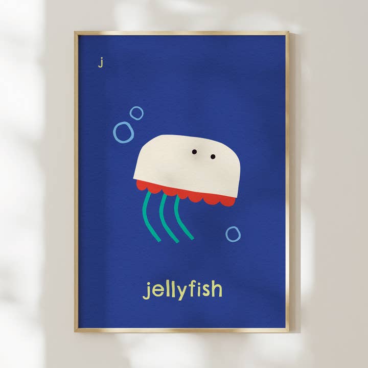 Surprise Radish - Wholesale Art Print - Jellyfish Art Print5