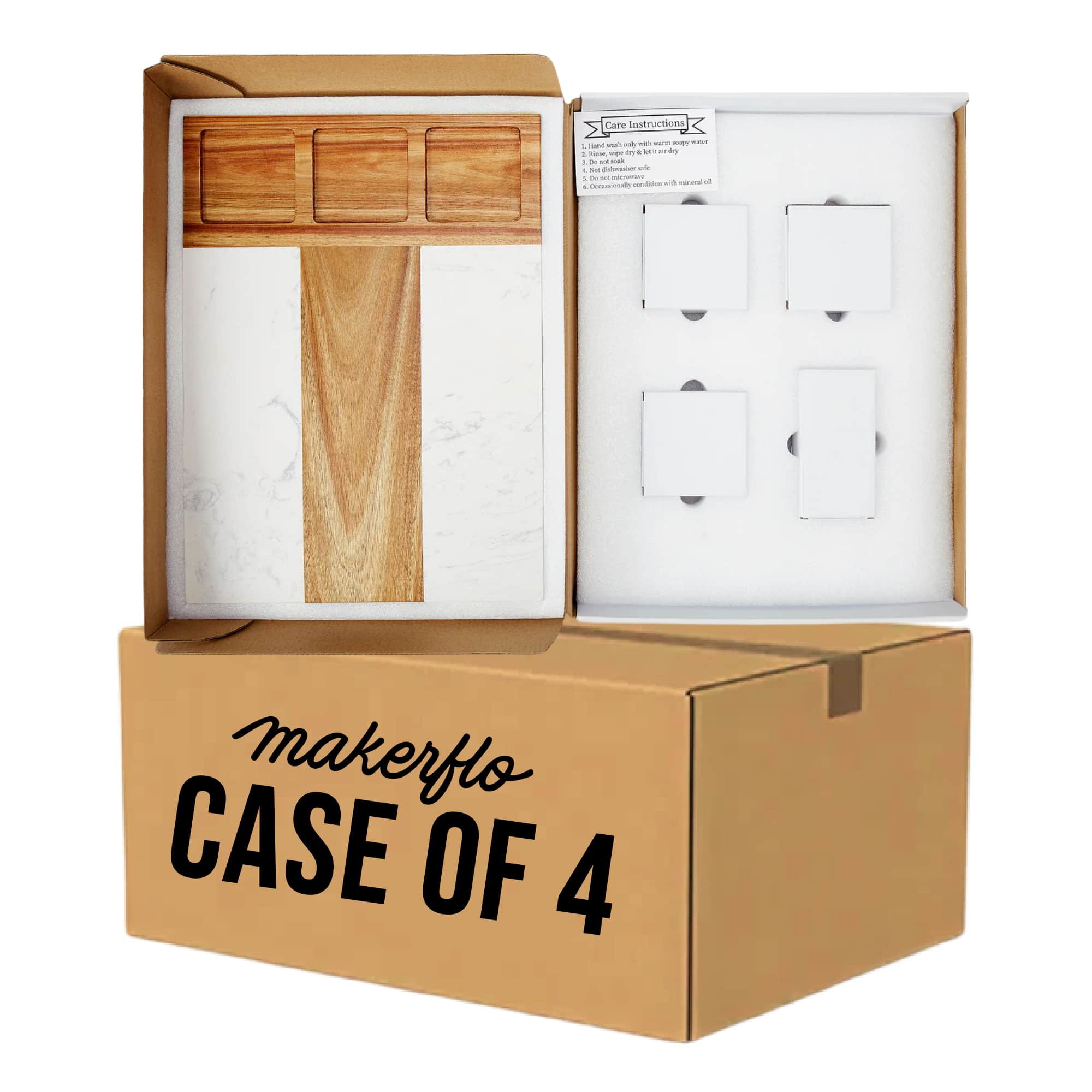 MakerFlo - Wholesale Cheese Board - Marble Charcuterie Board7